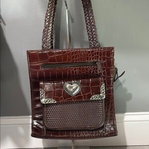 Western Elegant Brown Leather Women's Bag